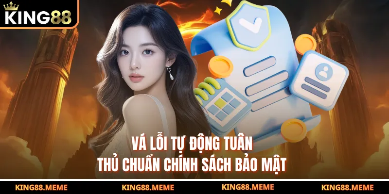 Chính Sách Bảo Mật - Tiêu Chuẩn Theo Quy Định Quốc Tế 2 Vá lỗi tự động tuân thủ chuẩn chính sách bảo mật